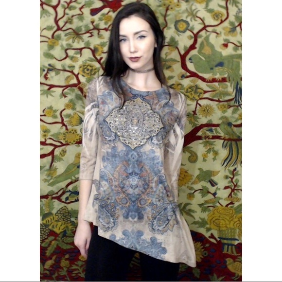 Cactus Tops - ✨🌿Psychedelic Boho Top!🌿✨